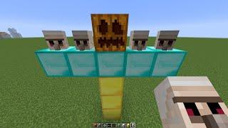 what if you create a BLUE GOLEM in MINECRAFT