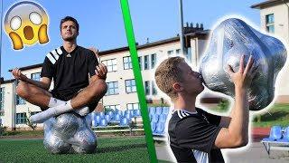 STWORZYLIŚMY PIŁKĘ Z PIŁEK - Eksperyment Piłkarski | GDfootball