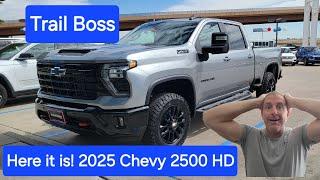 I Got my hands on one! I said it.  2025 Chevy Silverado 2500HD TRAIL BOSS review!