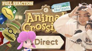 Animal Crossing: New Horizons Direct | FULL LIVE REACTION!