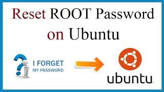 How to reset root password on Ubuntu