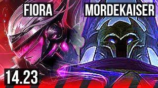 FIORA vs MORDEKAISER (TOP) | KR Master | 14.23