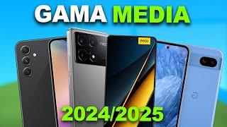 Los MEJORES Celulares GAMA MEDIA para el 2025