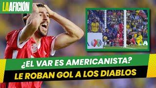 ¿Era gol? La polémica jugada en el América contra Toluca que dividió opiniones