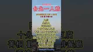 【台湾SOLO VLOG】35回目の台湾旅行 2025年3月19日～22日 2日目ダイジェスト #九份 #阿妹茶樓 #十分寶桂臭豆腐 #陳記豆腐養生恬點 #小学堂豆花 #鼎泰豐 #ずんだもん