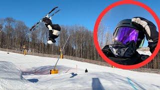 Winter Shred Day 3 - I taught him a Backflip on Skis