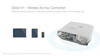 Epson Projectors | Wireless Ad-Hoc Connection