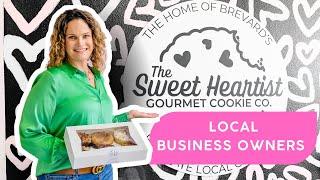 Local business owners with Lindsey Whitney - The Sweet Heartist.