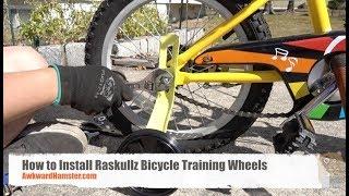 How to Install Raskullz Bicycle Training Wheels