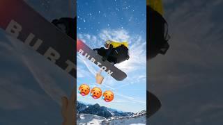 FPV drone nearly hits SNOWBOARDER during INSANE quad spin! #snowboarding #fpv #snowboarder