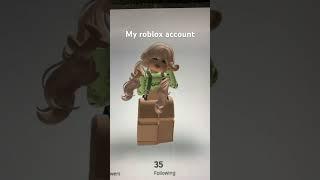 My roblox account