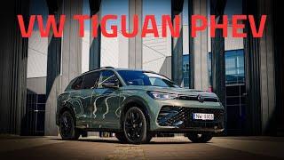 Volkswagen Tiguan plug-in hybrid и его электрический заряд мощности