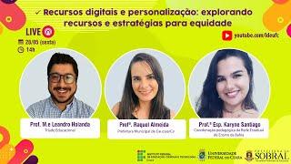 Recursos digitais e personalização: explorando recursos e estratégias para equidade
