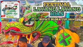 Tampil Unik..!! Festival Layang Layang Hias (Bupati Cup 2024) di jalan Baru Blora