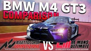 Assetto Corsa Competizione vs Le Mans Ultimate Comparison Lap at Circuit of the Americas