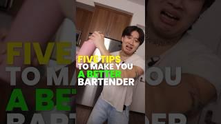 5 Tips To Be a Better Bartender #hangovercure #hangover #bartender #bartending #mixology #cocktails