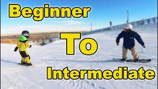 Snowboard From Beginner to Intermediate in 8 Minutes