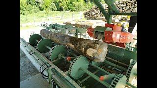 Guljač kore sa trupaca - log debarking machine 2020 // Tehnika DOO - Made in Bosnia and Herzegovina