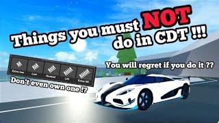 Roblox Car Dealership Tycoon | Things you must NOT do in CDT !!!