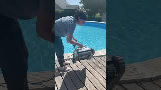Dolphin Robotic Pool Vacuum Review | Easiest Way to Clean Your Above-Ground Pool!