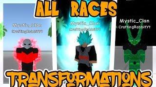 [FULL SHOWCASE] ALL RACES TRANSFORMATIONS IN DRAGON BALL SUPER 3 | ALL TRANSFORMATION SHOWCASE|-DBS3