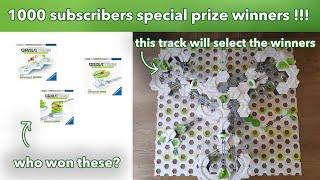 Gravitrax Guys 1000 subscribers special prize winners