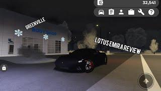 Greenville Lotus Emira Simple Review (Based off HeisenBurgerYT)