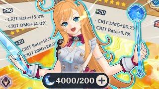 I SPENT 4000 RESIN to get the MOST BROKEN ESCOFFIER | Genshin Impact