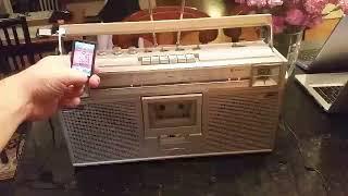 1980 JVC Boombox Model RC 656