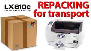 DTM Print Support - Repacking LX610e