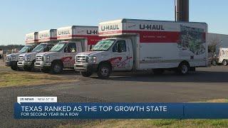 Texas ranked as top growth state by U-Haul for second straight year