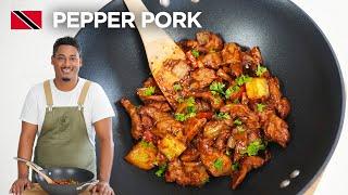 Sizzling Pepper Pork Recipe by Chef Shaun  Foodie Nation