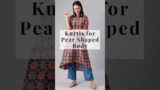 Kurtis for Pear Body Shape ️ Ethnic Wear | Indian Outfits  #fashion #shorts #viral #youtubeshorts