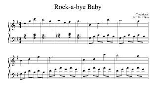 Rock-a-bye Baby (Traditional Lullaby) - Piano Sheet Music | Beautiful Easy Arrangement