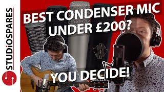 Which is the best condenser mic under £200? You decide!