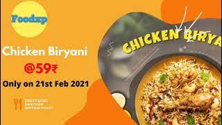 chicken Biryani bat 59₹ Foodxp- online Food Delivery App Tandur.  Now order from Foodxp app Tandur