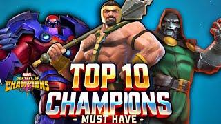 Top 10 MUST HAVE "CHAMPIONS" in MCOC | Marvel Contest Of Champions.