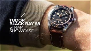 The Perfect Strap Combos? - Tudor Black Bay 58 Diver Strap Showcase by WatchGecko