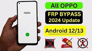 All OPPO ANDROID 14 Google Account Bypass  Without pc LATEST UPDATE 2024