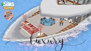 Sims FreePlay   | Luxury SuperYacht |  Floor Plan Included By Joy