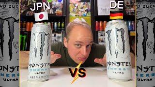 Monster ULTRA White Zero: JAPAN  vs DEUTSCHE  Version im Vergleich