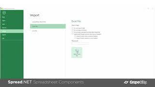 Spread.NET - Excel-like .NET Spreadsheet Components