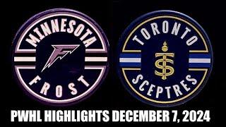 Minnesota Frost | Toronto Sceptres PWHL Highlights Dec. 7/24