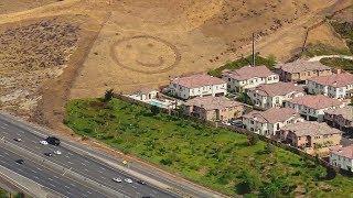 What's with the smiling face on that hill in  Simi Valley?