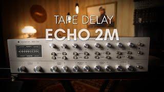 ECHO 2M Vintage Analog Stereo TAPE Delay Reverb USSR Soviet Space