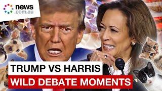 Trump vs Harris: Wildest, most unhinged debate highlights