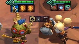 5 YORDLE TEEMO AND POPPY 3 4 STAR / TFT SET 9