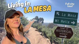 LIVING in LA MESA, CA | LA MESA VLOG TOUR  | SAN DIEGO SUBURB | SAN DIEGO Real Estate