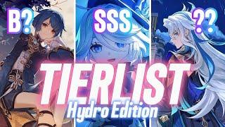 RANKING ALL HYDRO CHARACTERS | Genshin Impact 4.2