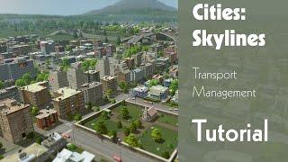 Cities: Skylines - Tutorial: Transport Management (Bus, Zug, Schiff, Flughafen)